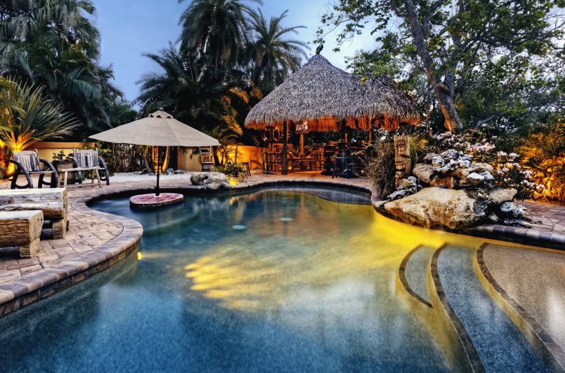 Pool at a Tropical Resort